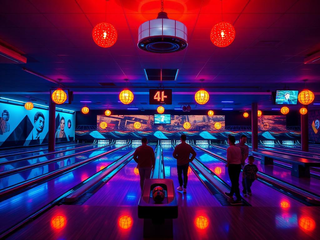 40 bowling lanes